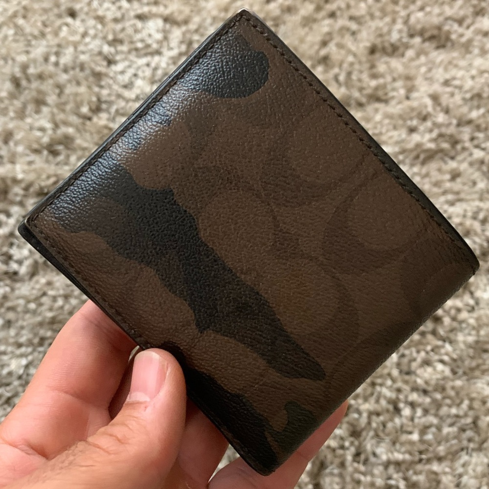 Camo Coach wallet